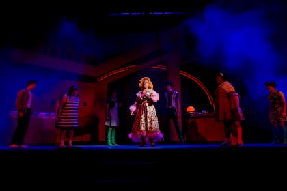 Sonia Savinell en plena función de Hairspray