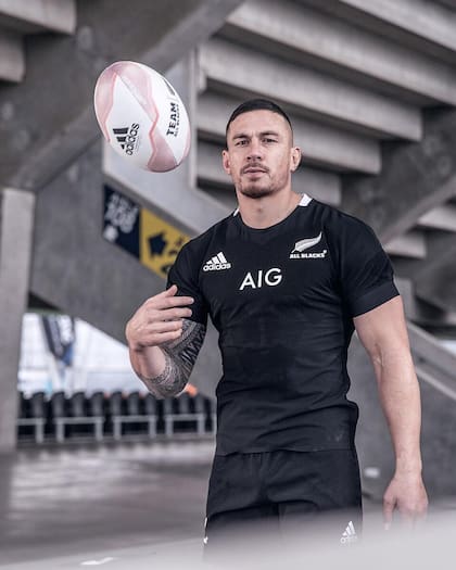 Sonny Bill Williams, de 34 años, disputó los últimos tres mundiales de rugby con los All Blacks.