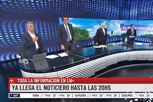 Sonó el himno al aire de LN+ y todos reaccionaron