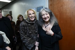 Las fotos de Mirtha Legrand, Federico D’Elía y Andrea Pietra en el recital de Soledad Pastorutti