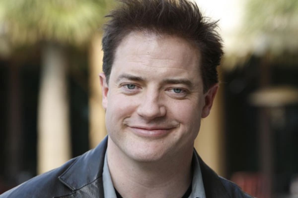 Sonriente, Brendan Fraser fue fotografiado en el Festival Internacional de Cine de Dubai.
