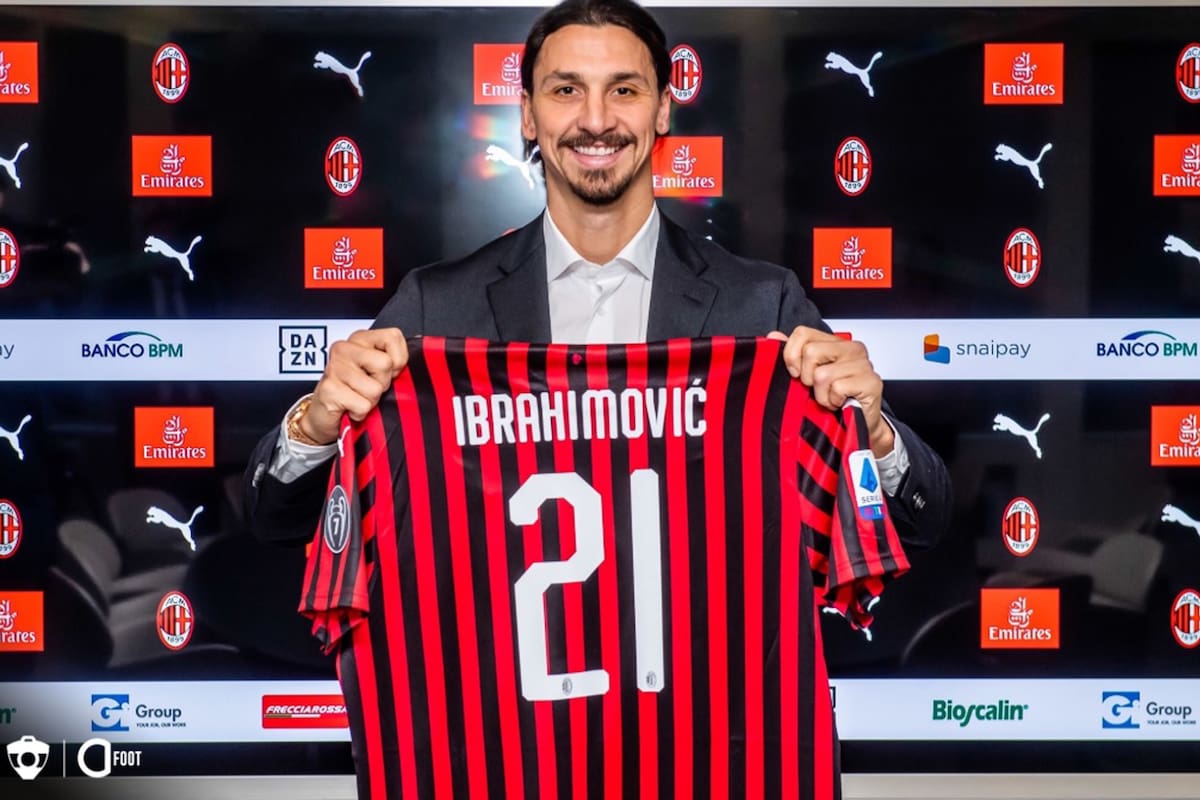 Sonriente, ilusionado y con la 21: Ibrahimovic ya está de nuevo en Milan