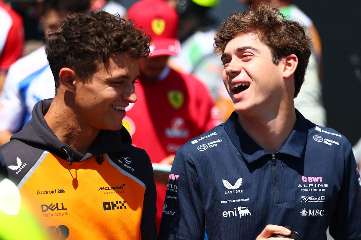 Sonrisas de otros tiempos: Franco Colapinto siempre dijo que Lando Norris era uno de los pilotos de F1 más cercanos, pero ahora el británico lo criticó con dureza