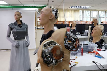 Los robots humanoides de Hanson Robotics