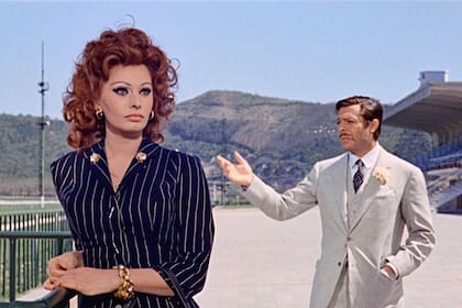 Sophia Loren y Marcello Mastroianni en Matrimonio a la Italiana, una de las favoritas "cantadas" que no se llevó el premio máximo de la Academia de Hollywood