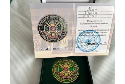 Sor Lucía Caram fue reconocida en Ucrania por su labor humanitaria