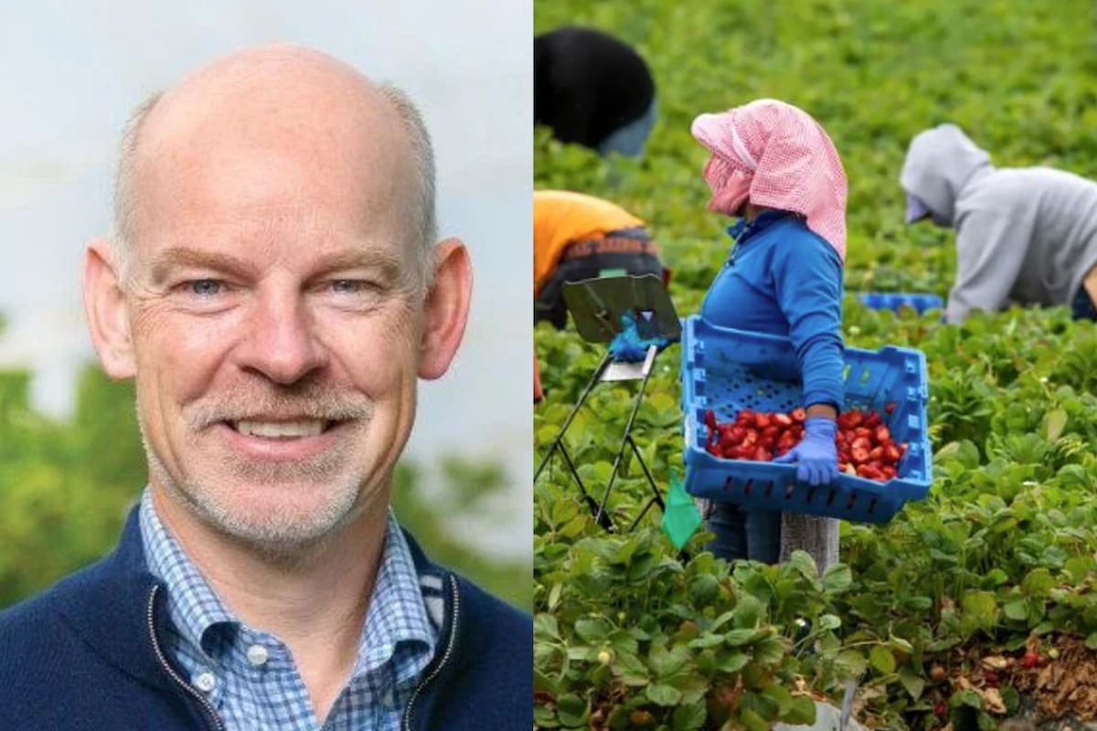 Soren Bjorn vincula la producción de alimentos frescos con la mano de obra inmigrante
