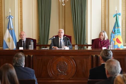 Soria, Torres y Kogan, los tres integrantes actuales de la Corte bonaerense