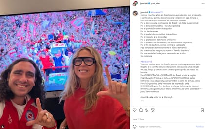 Sorín y Sol Alac llamaron a votar por Lula en el balotaje ante Bolsonaro
