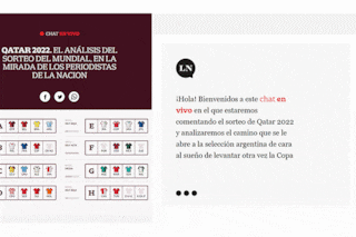Los periodistas de LA NACION analizan en vivo el sorteo del Mundial