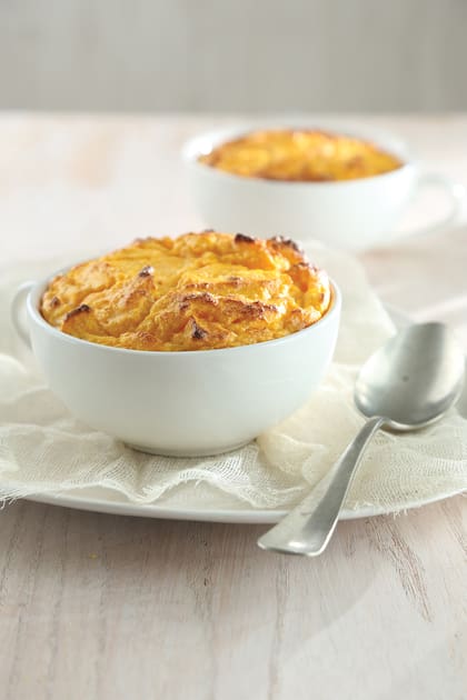 Soufflé de calabaza y queso azul, una receta para tener en la agenda de este otoño