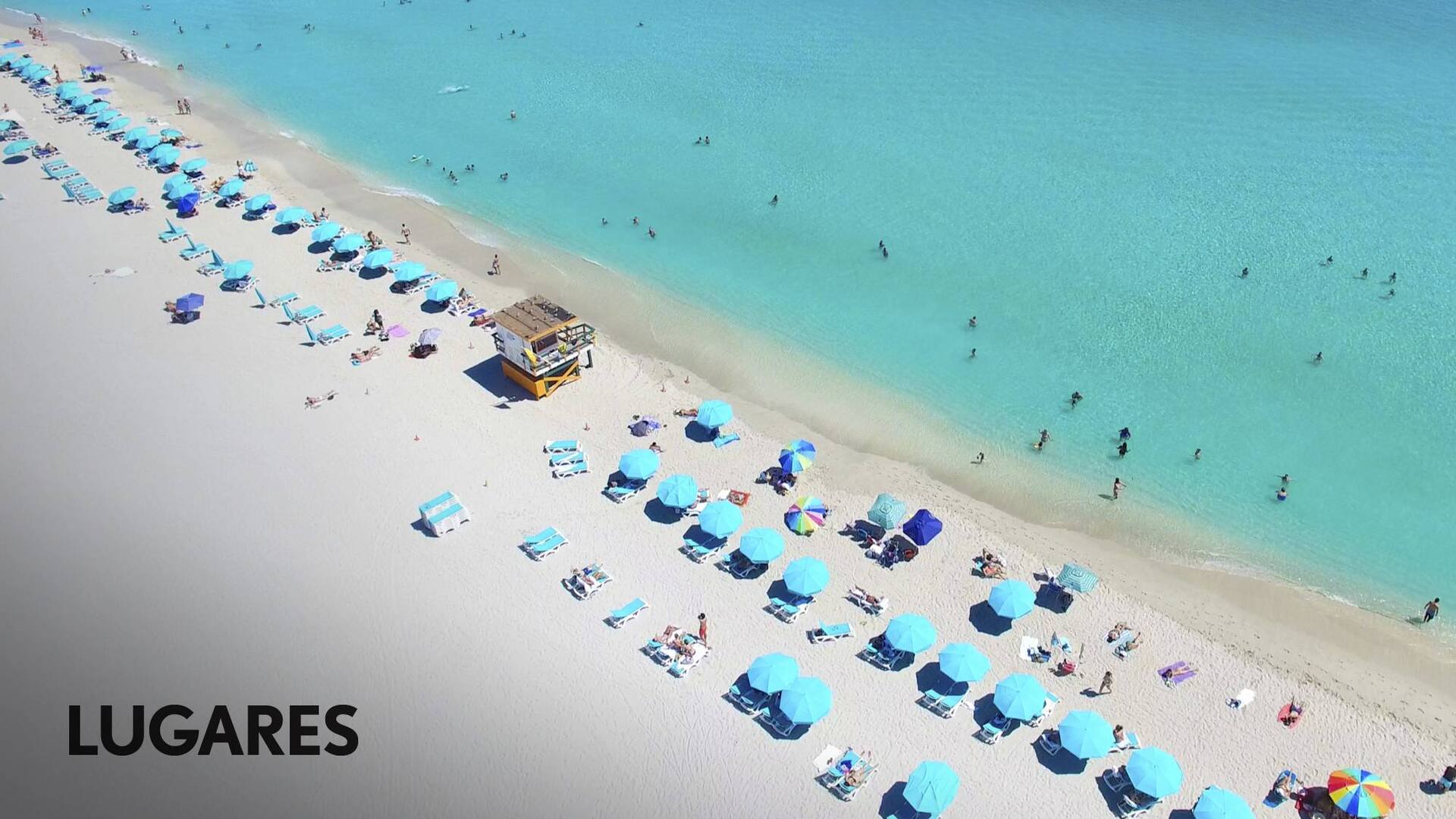 El glamour de las playas de Miami.