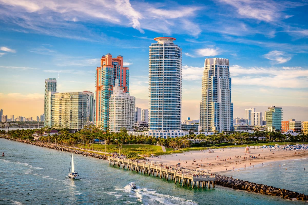 South Beach, Miami, Florida. Pese a la suba de precios en la Argentina, Estados Unidos sigue siendo mucho más caro en dólares.