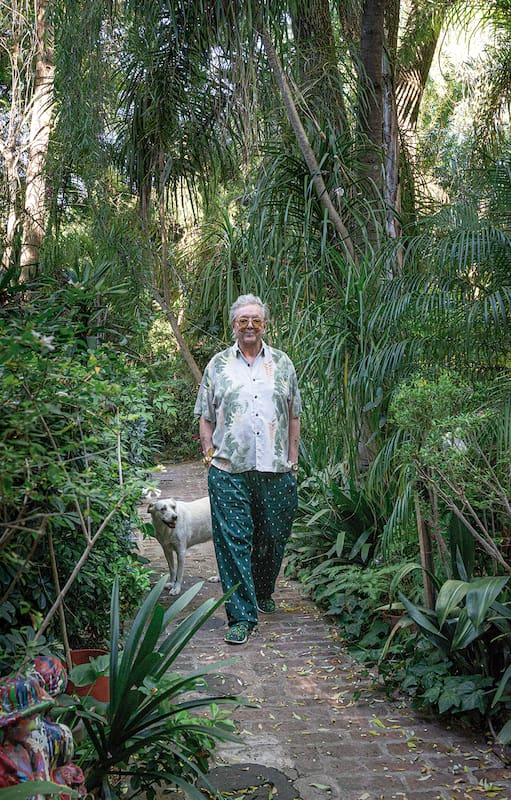 “Soy exagerado, este es el parque de la exageración”, dice orgulloso