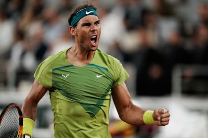 El Nadal de siempre: batallador y decidido tras ganar un punto; así se lo vio en algunos pasajes