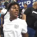Speed apareció en el partido con la camiseta de Inglaterra y se enfrentó a los hinchas argentinos