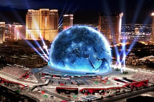 El nuevo ícono de Las Vegas tiene una pantalla led de 54.000 m² y capacidad para 18.000 personas