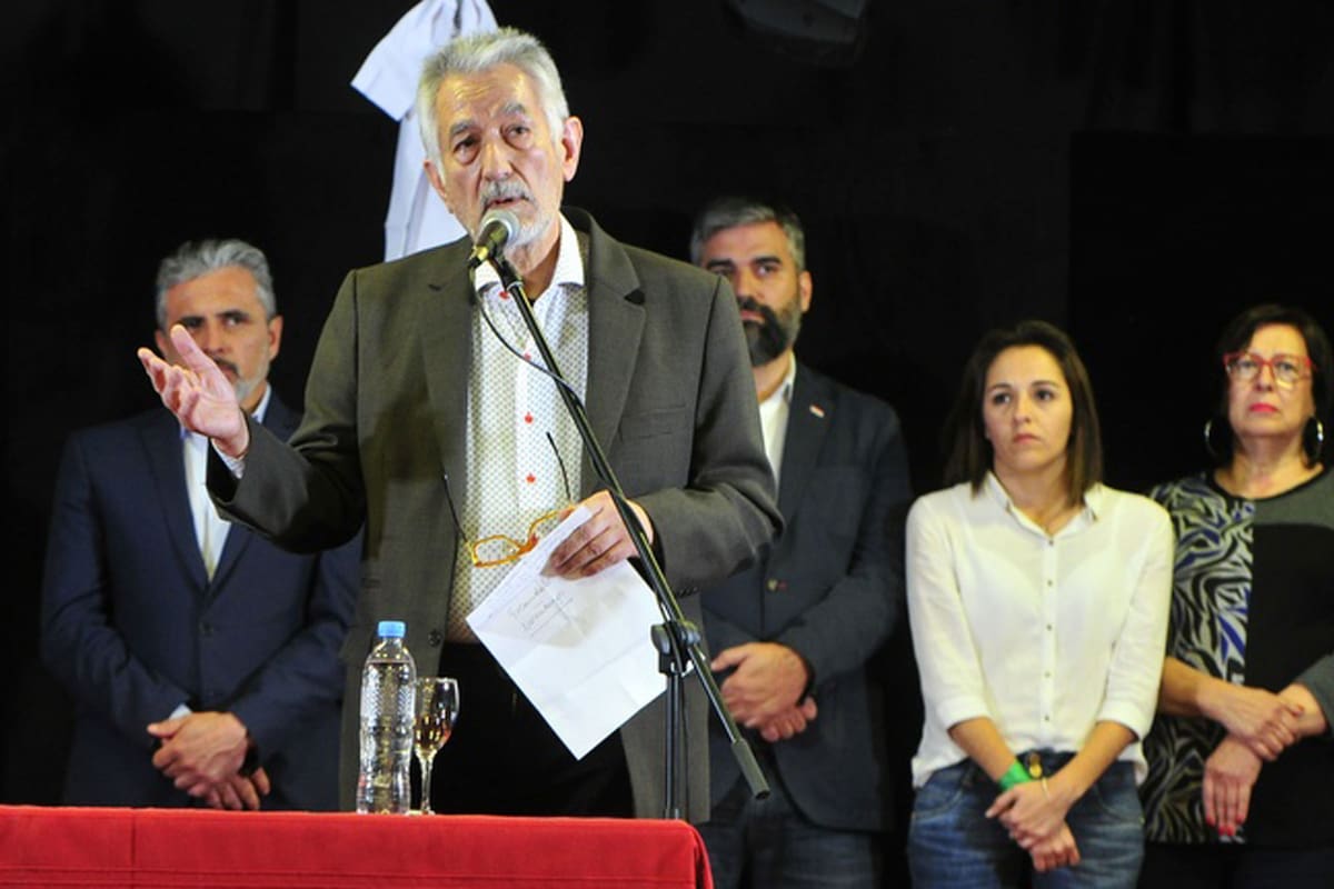 Spinuzza, en un acto que compartió con el gobernador