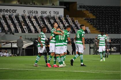 Sporting de Lisboa igualó 2 a 2 como visitante frente a Vitoria Guimaraes