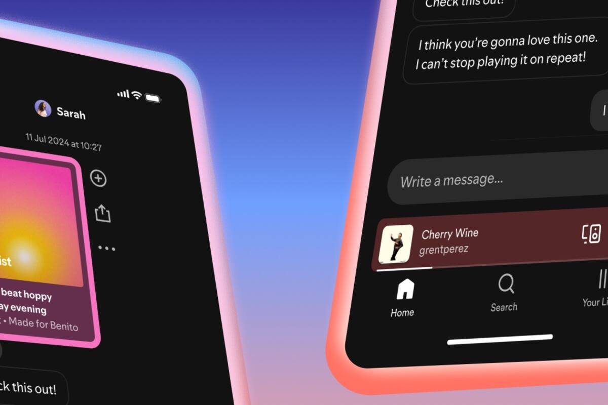 Spotify sumó un mensajero para que los usuarios puedan compartir contenido dentro de la plataforma