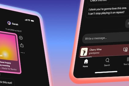 Spotify sumó un mensajero para que los usuarios puedan compartir contenido dentro de la plataforma
