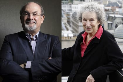Los escritores Salman Rushdie y Margaret Atwood, entre los trece nominados para el premio británico a obras escritas en inglés.