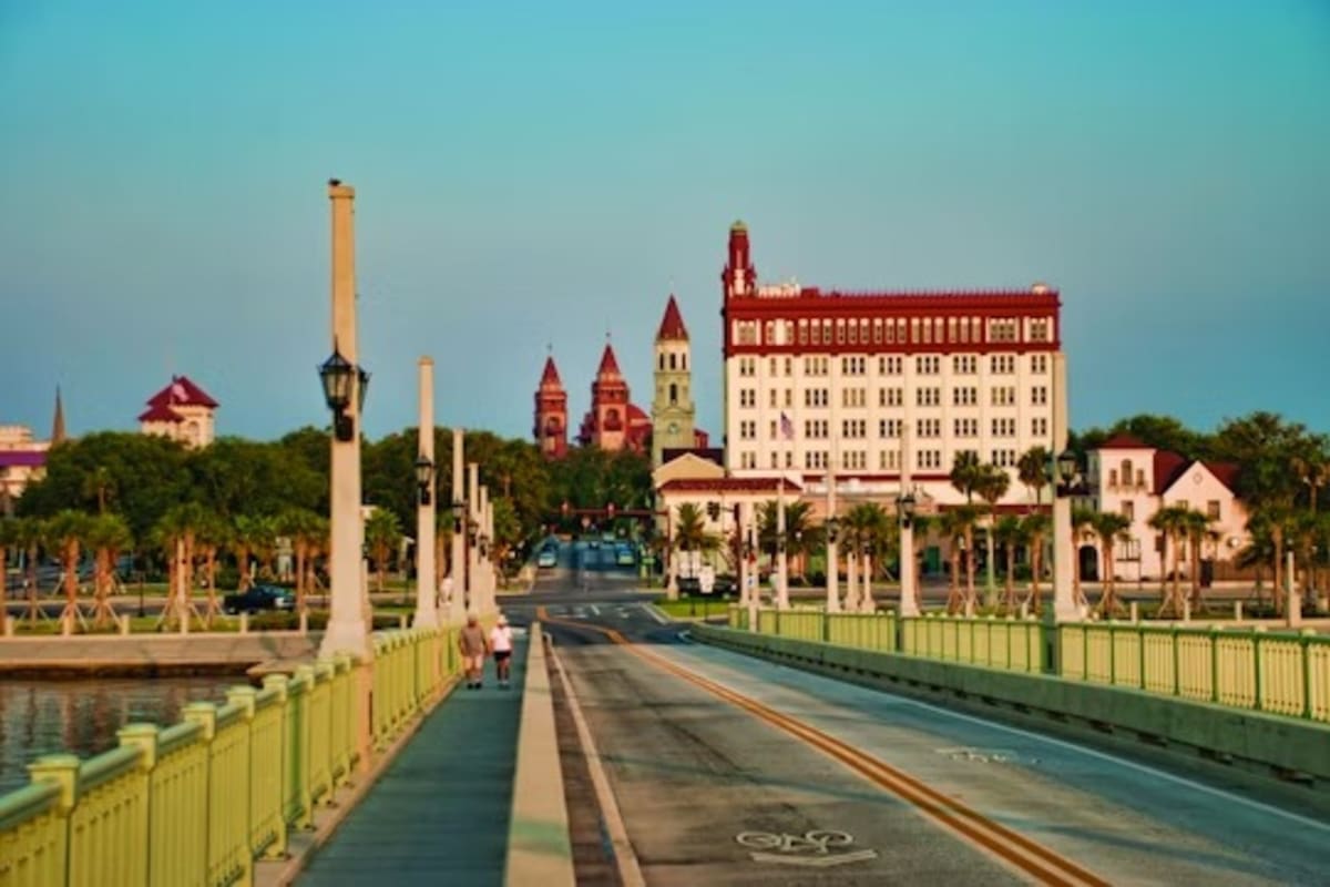 St. Augustine queda a solo cinco horas en auto desde Miami y está siendo cada vez más elegida por los turistas