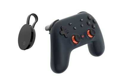 Stadia de Google es el servicio de videojuegos por streaming que funciona con un conector Chromecast Ultra y un control de mando especial