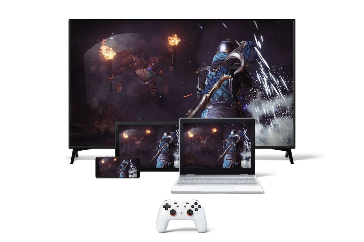 Stadia permite usar los juegos dejando a los servidores de Google el procesamiento de las imágenes: salvo un gamepad y una buena conexión a Internet, no requiere equipamiento adicional