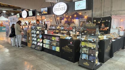 Stand de Alfajores Orense en la exposición del Campeonato Argentino de Alfajores