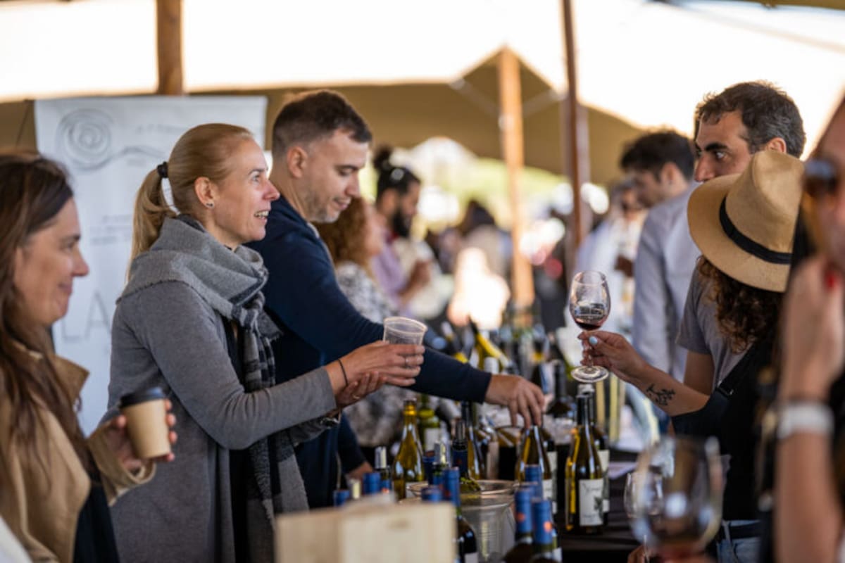Stands de bodegas en el Encuentro Federal de Vinos