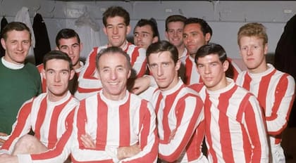 Stanley Matthews con los colores del Stoke (Getty Images)