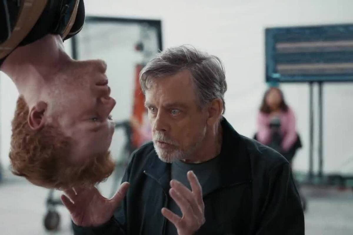 Star Wars Jedi Survivor: así es como Mark Hamill le enseña a Cameron Monaghan cómo usar la Fuerza en el juego