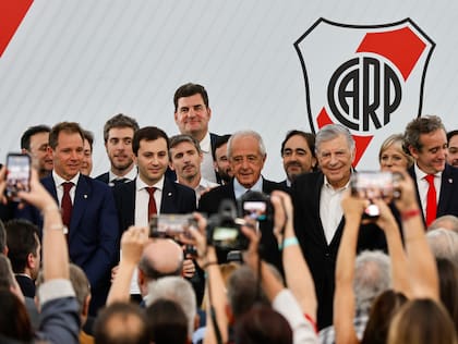 Stefano Di Carlo con Brito, D'Onofrio y Santilli.