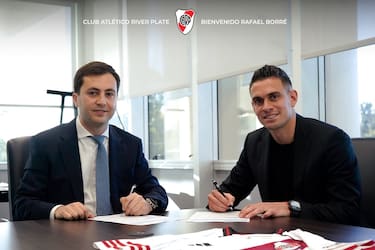 Borré, de irse libre de River a un regreso que costó millones: "Algunas historias nunca terminan"