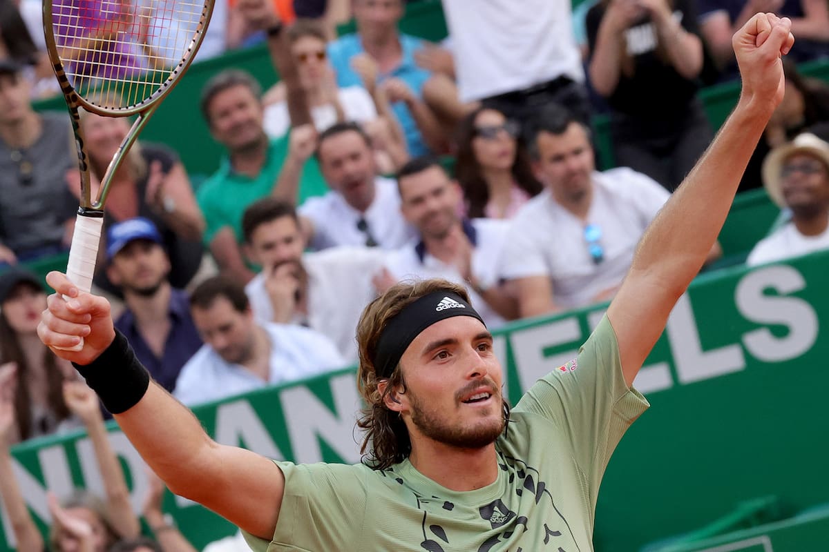 Stefanos Tsitsipas, a lo grande, festeja con motivo: el griego superó con autoridad a Alexander Zverev y es nuevamente finalista del Masters 1000 de Montecarlo.