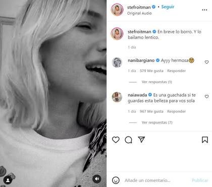 Stefi Roitman aseguró que borraría el video