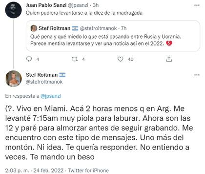 Stefi Roitman se defendió de las críticas. (Foto: Twitter)