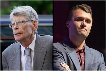 Stephen King y Charlie Kirk