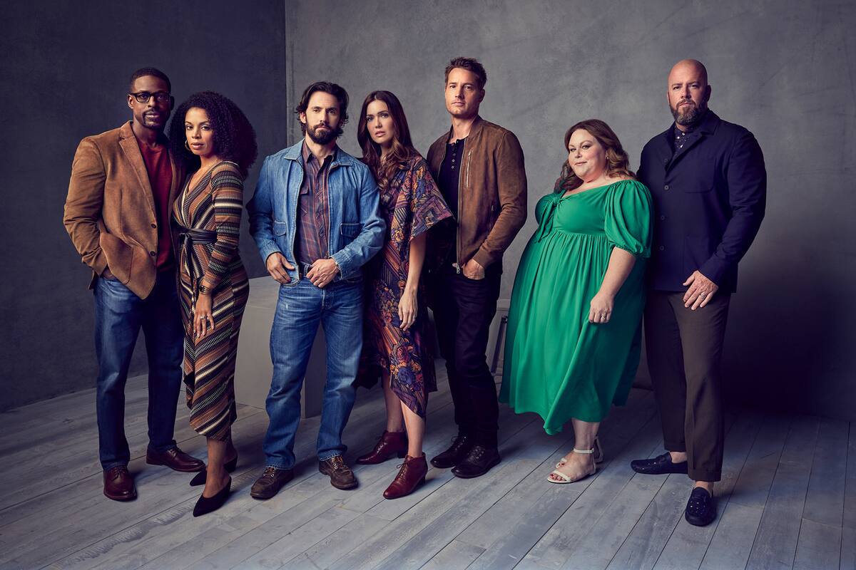 Sterling K. Brown, Susan Kelechi Watson, Milo Ventimiglia, Mandy Moore, Justin Hartley, Chrissy Metz, Chris Sullivany. Foto: Joe Pugliese/NBC