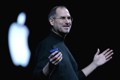 Steve Jobs durante la Macworld Expo, en enero de 2015 en San Francisco, California