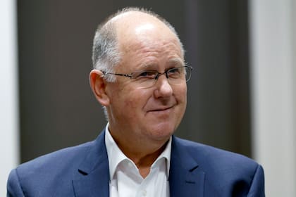 Steve Simon, presidente y director general de la WTA, habla del caso Peng Shuai en Fort Worth, Texas, en noviembre pasado