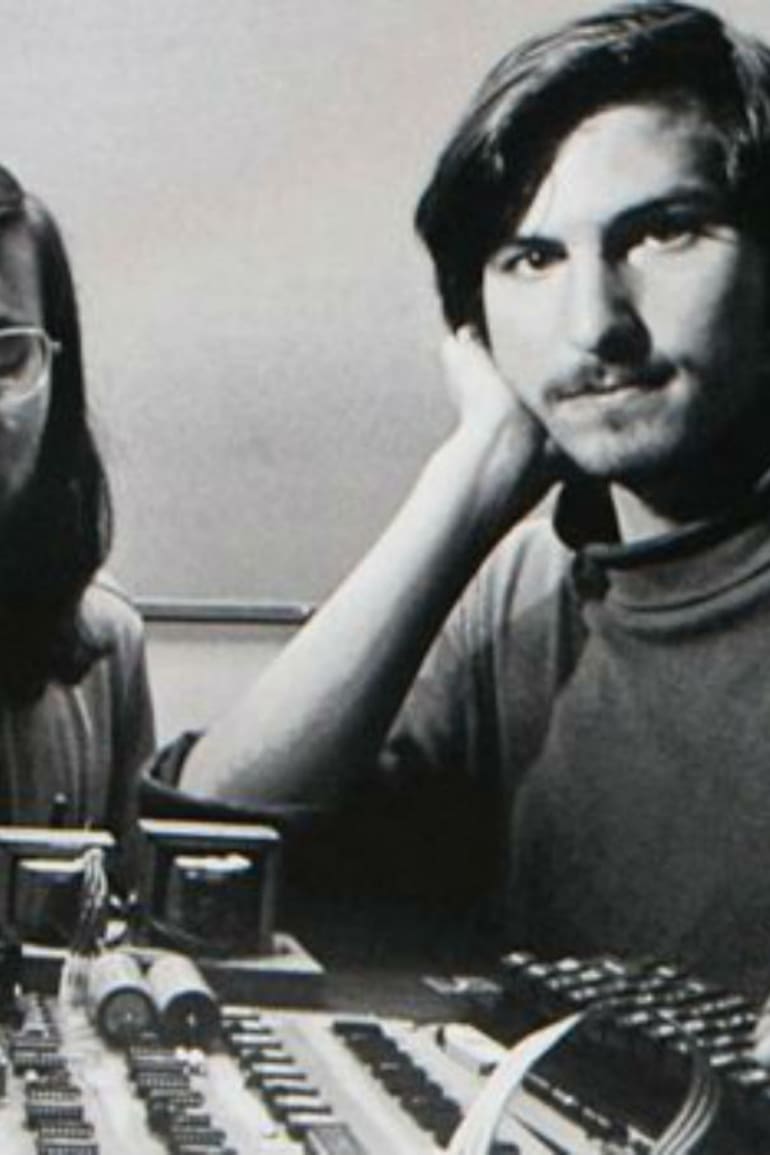 Steve Wozniak y Steve Jobs, fundadores de Apple, cuando comenzaron la empresa