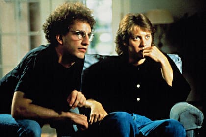 Steven Soderbergh y su protagonista durante el rodaje de del film, que cumple 30 años