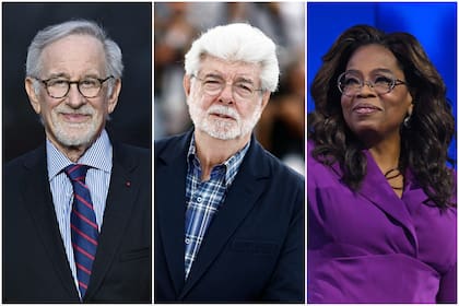 Steven Spielberg, George Lucas y Oprah Winfrey lideran la lista de Forbes sobre los 18 famosos más ricos del mundo en 2025