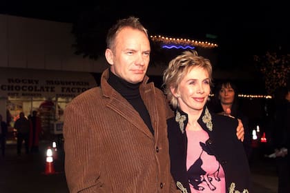 Sting y Trudie, una pareja que tuvo un comienzo difícil