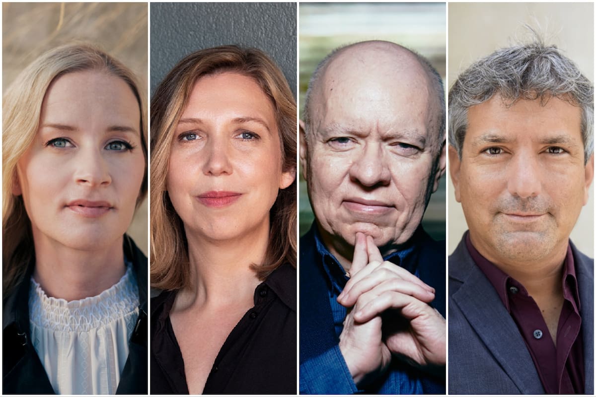 Stina Jackson, Helene Flood, Jorge Fernández Díaz y Santiago Roncagliolo, invitados a la Semana Negra BA