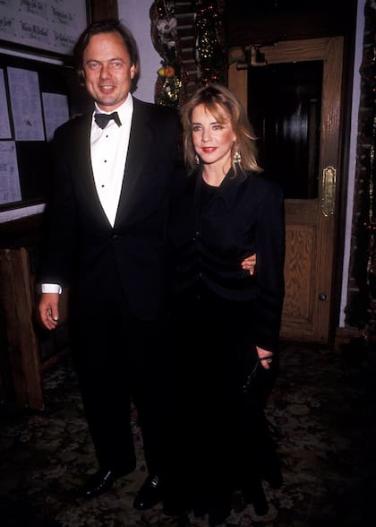 Stockard Channing y Daniel Gillham en la premiere de Seis grados de separación a principios de los 90