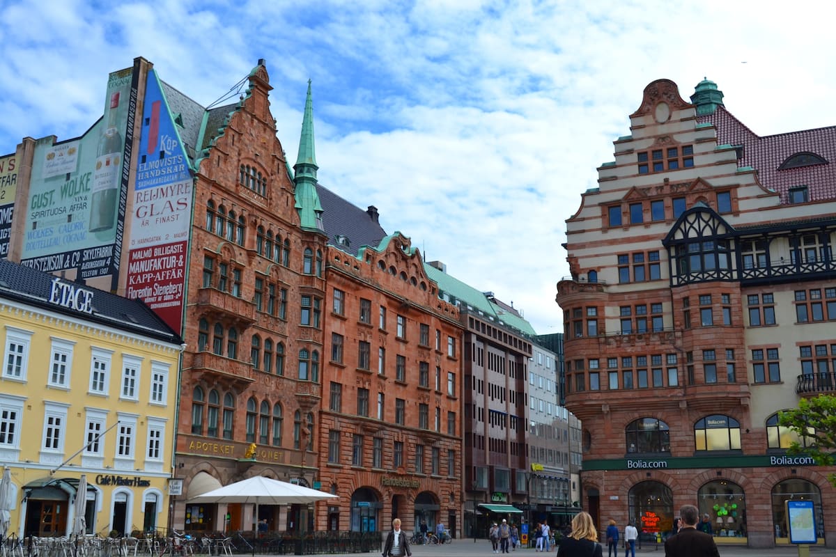Stortorget, la plaza principal de Malmö.