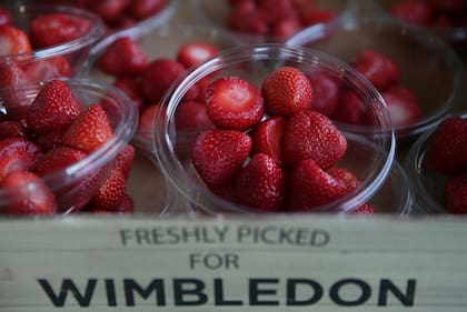 Strawberries Wimbledon